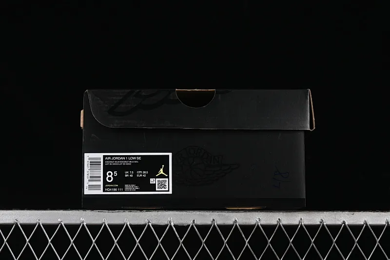 All categories Air Jordan Jordan series basketball shoes Air Jordan 1 Low G version pure original Air Jordan 1 Low OG AJ1 Joe 1 meter white brown low-top cultural basketball shoes HQ4186-111